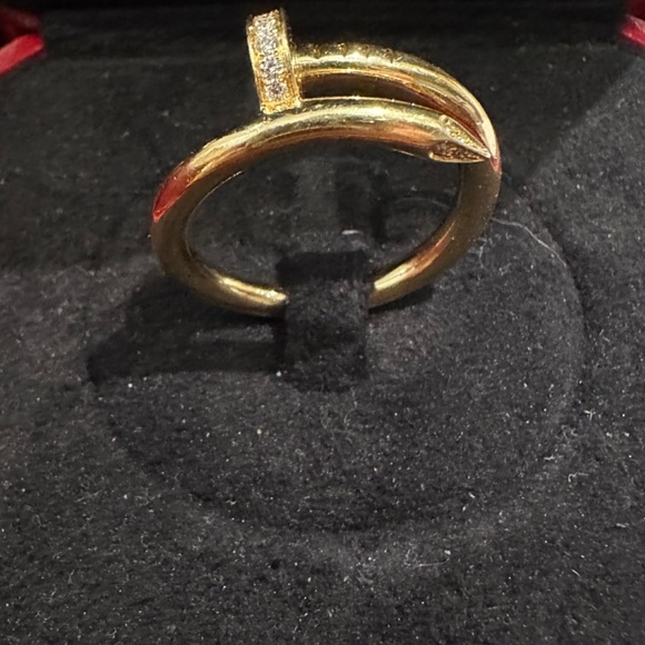 Cartier yellow gold Juste Un Clou ring with diamonds - Picture 11 of 16